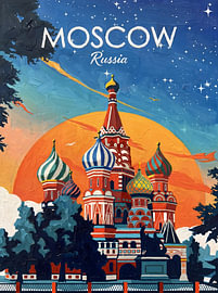 St Basil’'’s Cathedral, Moscow by HUGO