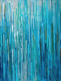 Bleu abstrait sur Imagine