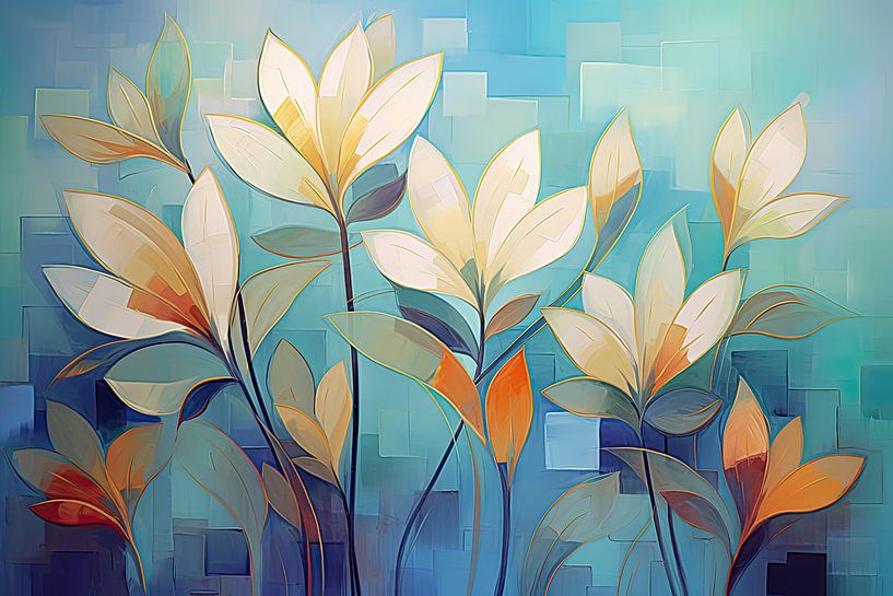 Flowers abstract by Bert Nijholt