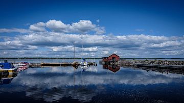 Typical Swedish landscape on the Sollerön peninsula