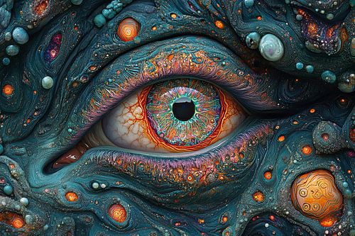 spiritueel beeld vrouw oog