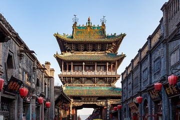 De historische stad Pingyao in China van Roland Brack