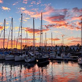 Zonsondergang in Puerto de Mogán van ARTemberaubend