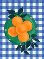 Geruite Citrus Bedel