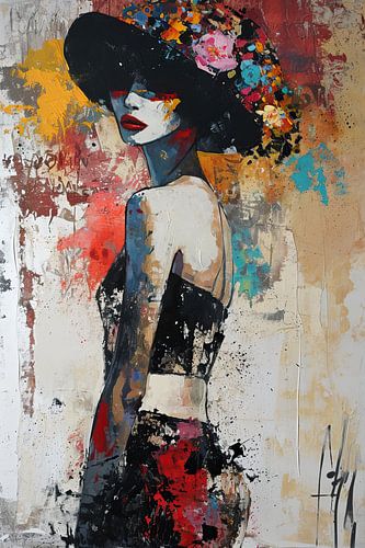 Femme en contraste
