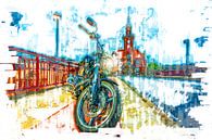 Motorrad in Dortmund am Hafenamt von Johnny Flash Miniaturansicht