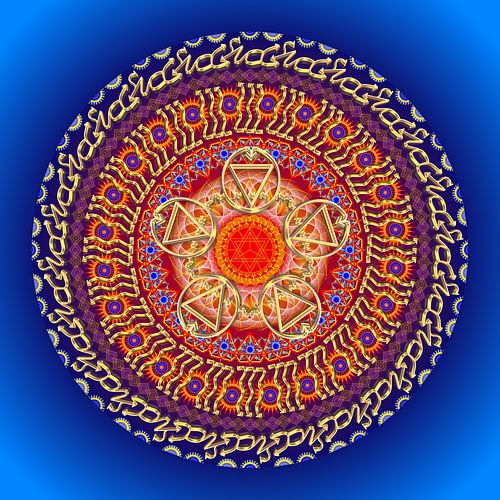 Mandala de cristal Sagesse/Connaissance/Mut-Melek Metatron
