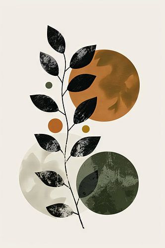 Minimalistische plantenkunst