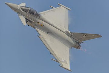 Royal Air Force Typhoon Display Team in action. by Jaap van den Berg