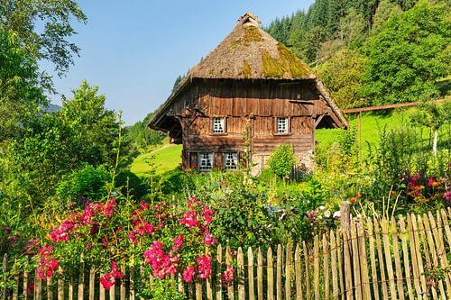 Black Forest Mill with Farm Garden in the Black Forest