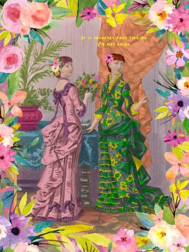 Kleurrijke Fashion Print van Sacha Goossens