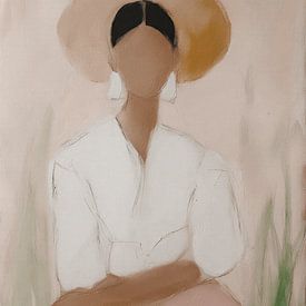 Soft Presence, modern portret in zachte tinten van Studio Allee