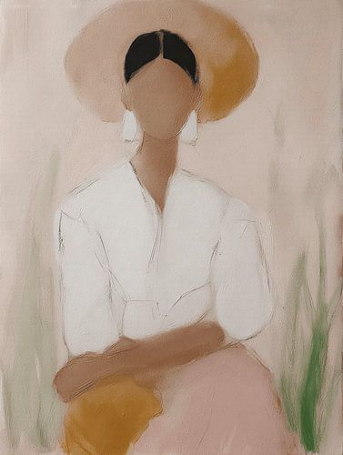 Soft Presence, portrait moderne dans des tons doux sur Studio Allee