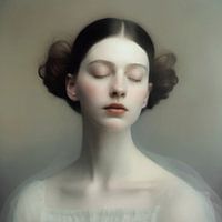 Serene Sarah, digital painting