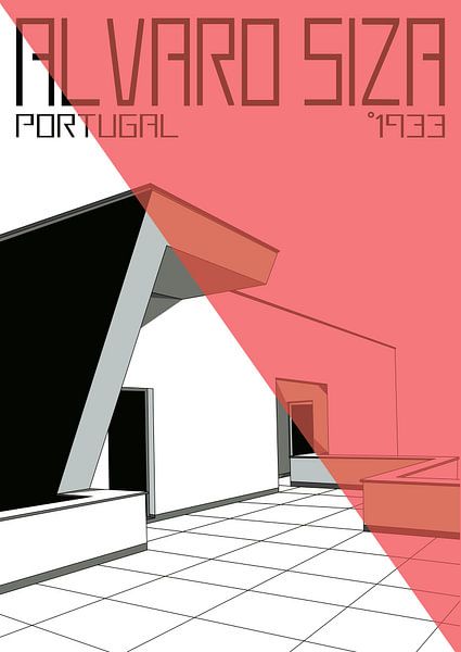 Alvaro Siza 4 - Rode Driehoek van TAAIDesign