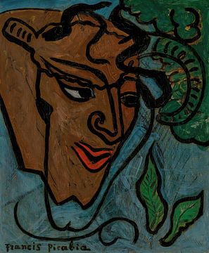 Francis Picabia - Faunkop (circa 1934-1935) van Peter Balan