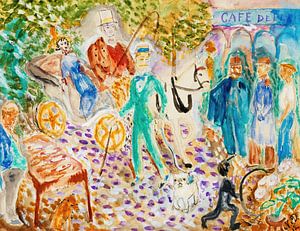 Nils Dardel  - Pfaue (1918)