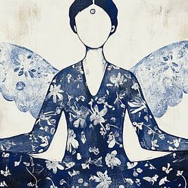 Meditating Woman by Zen and More