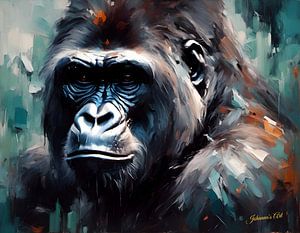 Wildtiere - Abstrakter Surrealismus - Gorilla 2