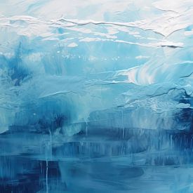 Blue abstract background by Art Bizarre