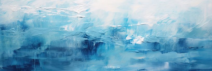 Blauer abstrakter Hintergrund von Art Bizarre