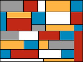 L'élan Mondrian sur Hilde Remerie Photographie et art numérique