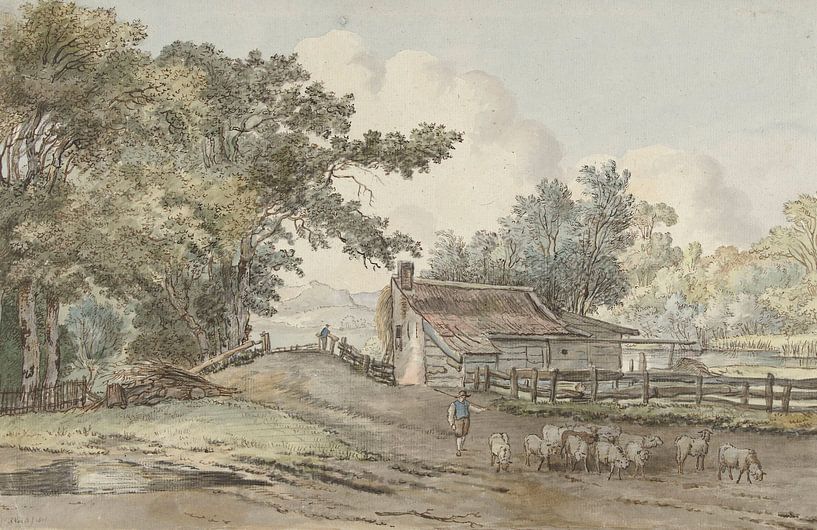 Elswoutshoek in Overveen, Pieter Gerardus van Os by Masterful Masters