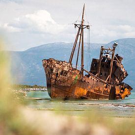 Shipwreck Dimitrios (Gythio, Griekenland) van Ektor Tsolodimos