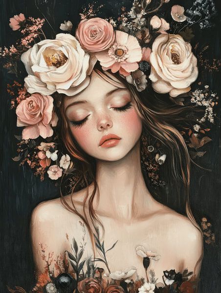 Flowering in pink by Carla Van Iersel