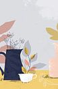 Mid Century Floral by Mad Dog Art thumbnail