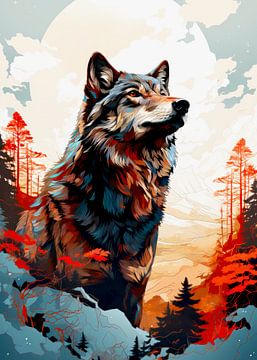 Wolf Tierkunst #Wolf von JBJart Justyna Jaszke
