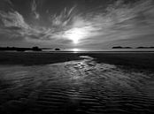 Zonsondergang in zwart wit van Mirakels Kiekje thumbnail