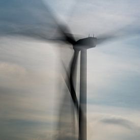 Windmühle in Flevoland von Annemarie Hoogwoud