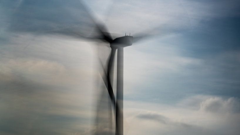 Windmill in Flevoland by Annemarie Hoogwoud