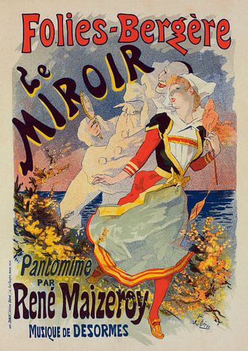Plakat für Folies Bergère, Jules Cheret