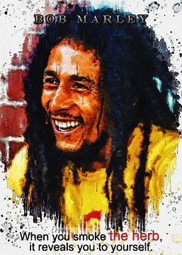 Als je het kruid rookt - Bob Marley van Gunawan RB