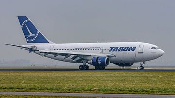 Appareil de transport de passagers Tarom Airbus A310-300.