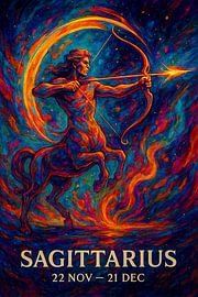 Sagittaire - Le feu en mouvement sur Ainoeska