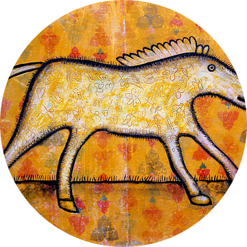 WALLPAPER HORSE van Ans de Bie