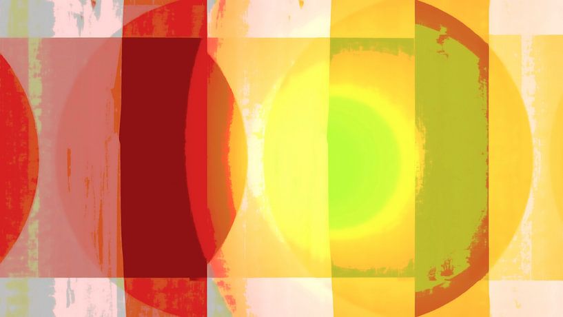 Abstract pop shapes by FRESH Fine Art