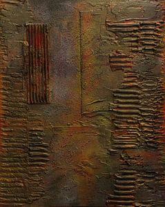 Warm Earthy Abstract Painting