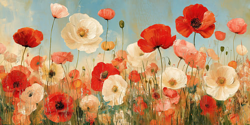 Champ de coquelicots