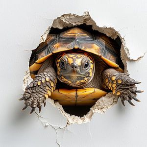 Schildkröte aus der Wand