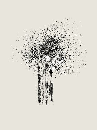 Abstrait moderne et minimaliste sur fond beige