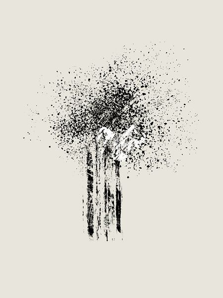 Modern and minimalist abstract with beige background by Imaginative