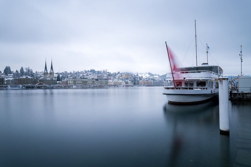 Lucerne in winter by Severin Pomsel