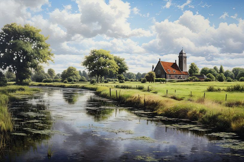 Paysage peint par La collection ARTEO