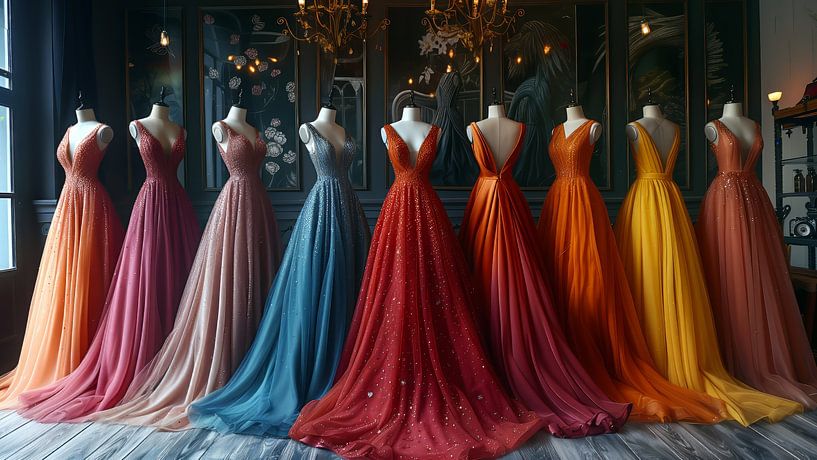 Elegant dresses by de-nue-pic