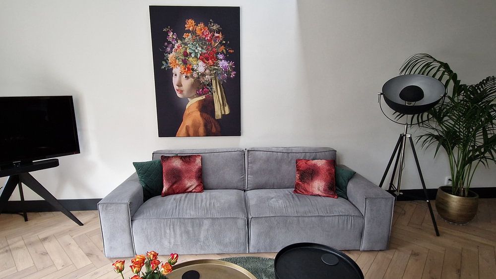 Meisje met de Parel – The Orange Autumn Edition  von Marja van den Hurk 