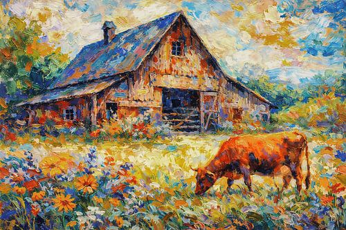 Old Barn in the Meadow